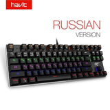 HAVIT Mechanical Keyboard 87 Keys Blue Switch