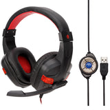 USB Wired LED Gaming Headset for PC